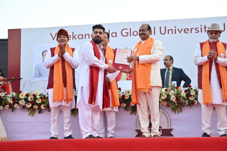 दुनिया की चुनौतियों को भारत के युवाओं ने समाधान दिया है, विवेकानंद ग्लोबल विश्वविद्यालय में दीक्षांत समारोह में बोले लोकसभा अध्यक्ष ओम बिरला