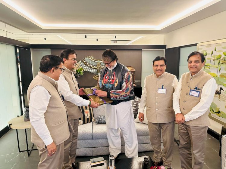 अमिताभ बच्चन से मिले एलन डायरेक्टर्स, कॅरियर सिटी कोटा को लेकर हुई चर्चा 