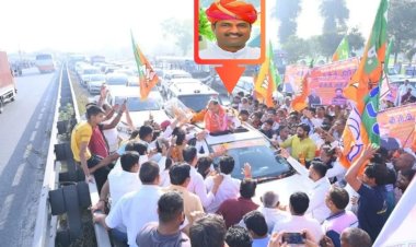 ताजपोशी के लिए दिल्ली से जयपुर आ रहे भाजपा प्रदेशाध्यक्ष सीपी जोशी के काफिले में हादसा! 