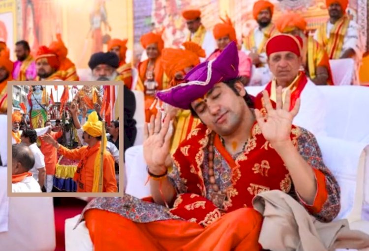 बागेश्वर महंत धीरेंद्र शास्त्री के समर्थन में उदयपुर जाम, सड़कों पर भजन मंडली ने छेड़ी तान