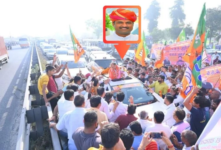 ताजपोशी के लिए दिल्ली से जयपुर आ रहे भाजपा प्रदेशाध्यक्ष सीपी जोशी के काफिले में हादसा! 