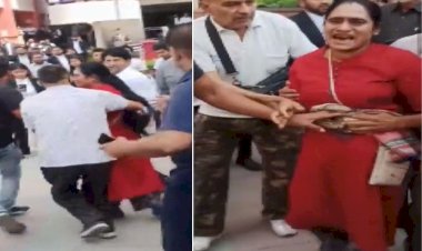 दिल्ली के साकेत कोर्ट में गवाही देने आई महिला पर बरसाई  गोलियां, वीडियो आया सामने