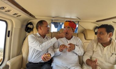 अब आपस में एक-दूसरे को मिठाई खिला रहे मेघवाल-डूडी, डोटासरा बने चाणक्य