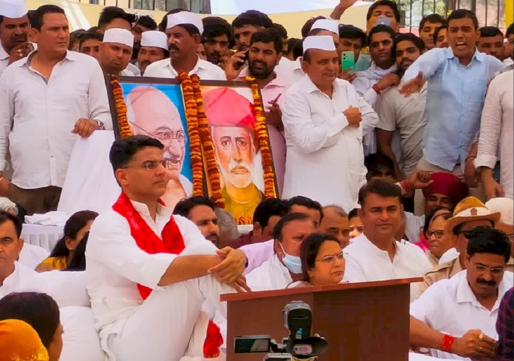 क्या सिर्फ पायलट की राजनीतिक महत्वाकांक्षाओं का संकेत था यह अनशन