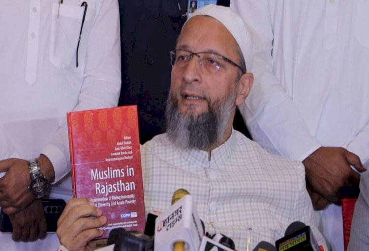 जयपुर में औवेसी बोले, मुसलमानों की उच्च शिक्षा में स्थिति बुरी, मैं गहलोत से बात करूंगा 