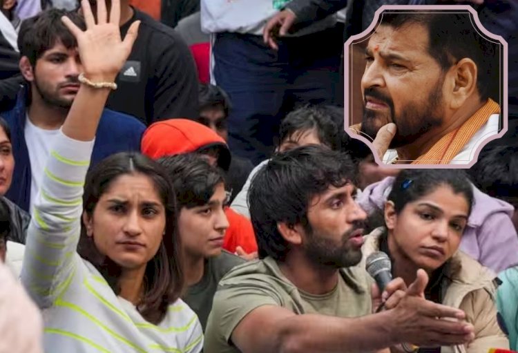 बृजभूषण सिंह बोले- मैं तैयार हूं लेकिन विनेश फोगट और पुनिया का भी हो नार्काे टेस्ट, पहलवानों ने कहा- हैं तैयार हम