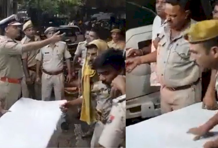 पुलिस पर चाकुओं-लाठियों से हमला, फायरिंग कर हथियार तक ले भागे अपराधी, सीआई समेत 7 जवान घायल