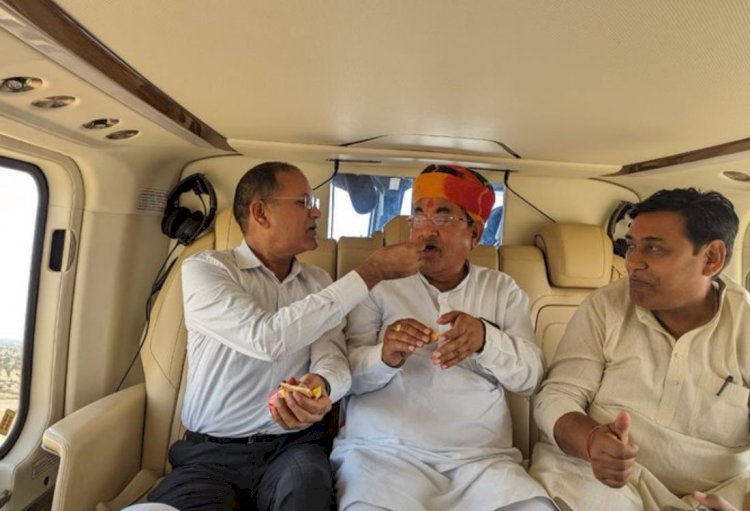 अब आपस में एक-दूसरे को मिठाई खिला रहे मेघवाल-डूडी, डोटासरा बने चाणक्य
