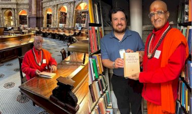 वाशिंगटन डीसी अमेरिका की ’लाइब्रेरी ऑफ़ कांग्रेस’ में हरिशेवा उदासीन आश्रम के संतों की पुस्तक