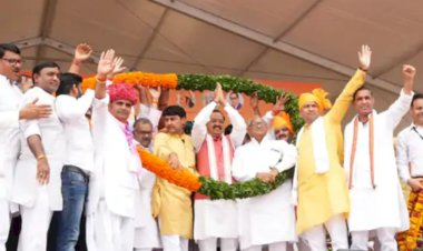 गहलोत समर्थकों ने रोक दी यूपी के डिप्टी सीएम केशव प्रसाद मौय की भाषण रेल, फिर हुआ कुछ ऐसा