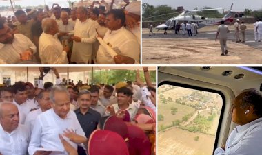 बाढ़ प्रभावित सांचौर पहुंचे CM Gehlot, लोगों की समस्याएं सुन मुआवजे की कही बात