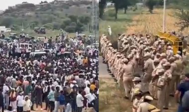 लोग बोले- बने नया जिला, सरकार मिलाना चाहती है दूदू में, बारिश की जगह आंसू गैस के गोले बरसे, 55 हिरासत में