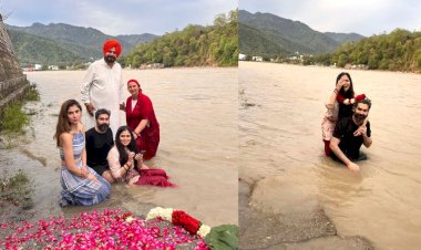 बेटे ने गंगा किनारे इनायत से की सगाई, जानिए बहू इनायत रंधावा के बारे में
