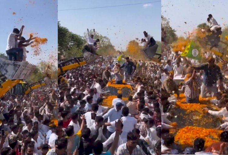 हनुमान बेनीवाल ने कहा- एक तरफ पप्पू तो दूसरी तरफ गप्पू, सभा में गूंजे मिर्धा जिंदाबाद के नारे