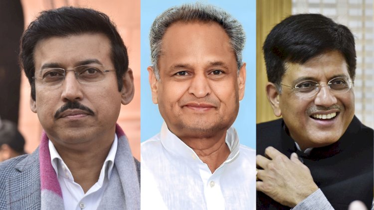 राज्यवर्धनसिंह राठौड़ ने गहलोत सरकार को बताया 'गहलूट सरकार', पीयूष गोयल बोले सीएम अपने विधायकों को बिका हुआ बताते हैं