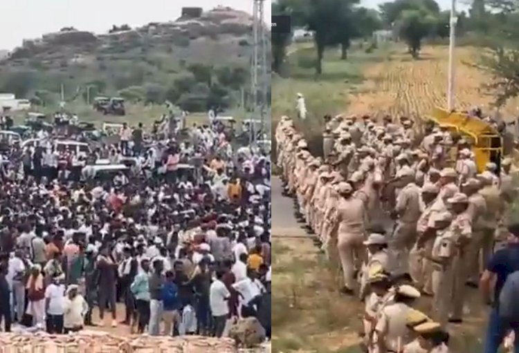 लोग बोले- बने नया जिला, सरकार मिलाना चाहती है दूदू में, बारिश की जगह आंसू गैस के गोले बरसे, 55 हिरासत में
