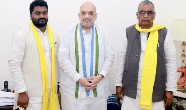ओपी राजभर एनडीए में शामिल, कहा-भाजपा और सुहेलदेव भारतीय समाज पार्टी मिलकर लड़ेगी