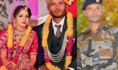 तिरंगे में लिपट, दोस्तों के कंधे पर आया राजस्थान का लाल, जून में हुई थी शादी, पति के आने का इंतजार करती रह गई पत्नी