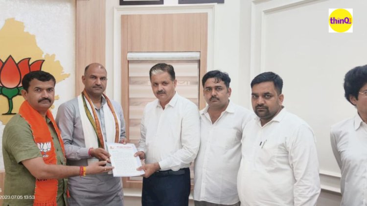 प्रताप फाउंडेशन के संयोजक महावीर सिंह सरवड़ी ने भाजपा चीफ CP Joshi को लिखा पत्र,याद दिला दिया विधानसभा चुनाव