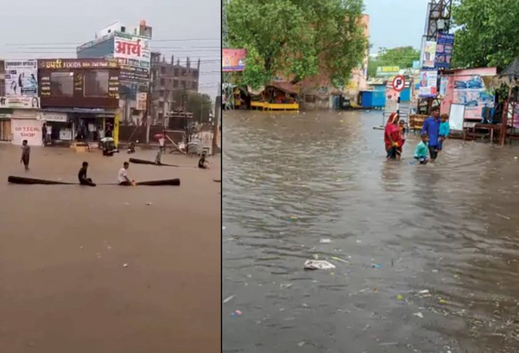 राजस्थान के कई इलाके दरिया में तब्दील, अगले 5 दिन इन जिलों में भारी बारिश का अलर्ट