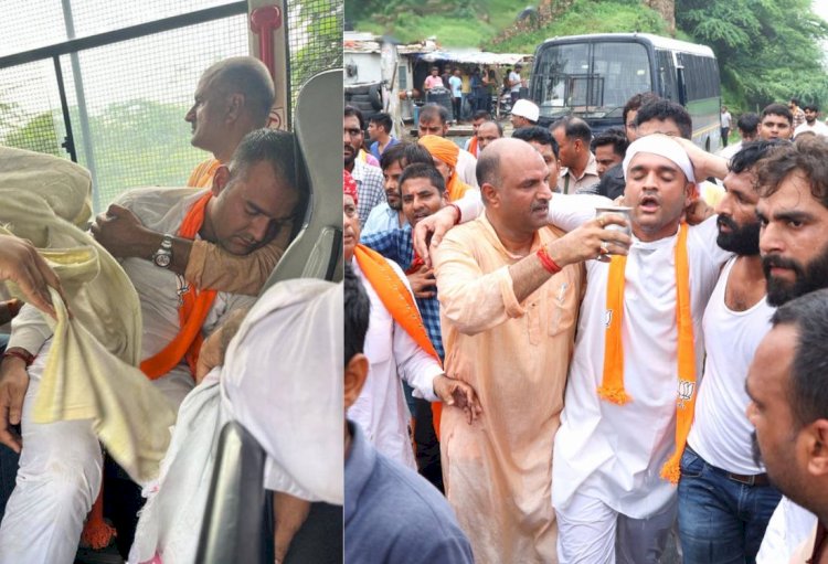 जयपुर-अजमेर में लाठीचार्ज, भाजयुमो प्रदेशाध्यक्ष अंकित चेची घायल, संभालते रहे सीपी जोशी