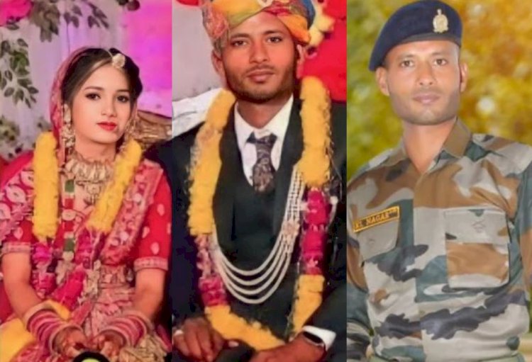 तिरंगे में लिपट, दोस्तों के कंधे पर आया राजस्थान का लाल, जून में हुई थी शादी, पति के आने का इंतजार करती रह गई पत्नी