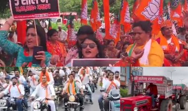 कोई ट्रैक्टर तो कोई ढोल-मंजीरों के साथ पहुंचा जयपुर, महिलाएं ले आईं थाली-चम्मच