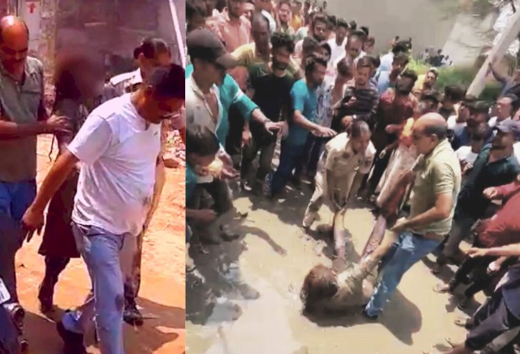 घर से निकाल सड़क पर दौड़ाते हुए बेरहमी से पीटा, अधमरी हो चुकी महिला को पुलिस ने बचाया