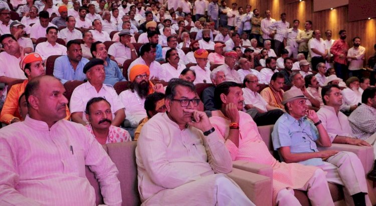 सामाजिक आरक्षण में सबसे बड़ी भूमिका लोकेन्द्रसिंह कालवी की रही : बीजेपी प्रदेश अध्यक्ष सीपी जोशी