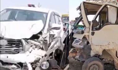 शाहपुरा जिला कलेक्टर टीकमचंद बोहरा सड़क हादसे में घायल, गनमैन भी चोटिल