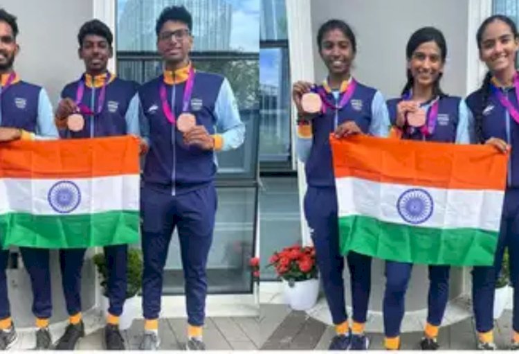 भारत ने पूरा किया पदकों का अर्धशतक, स्केटिंग में महिला-पुरुष टीम दोनों ने जीता मेडल