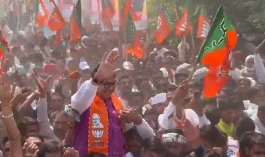 दूदू में भाजपा प्रत्याशी के नामांकन में उमड़ा जनसैलाब