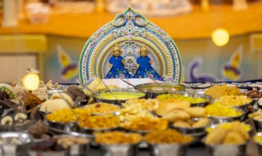 अन्नकूट उत्सव भारतीय संस्कृति की अनूठी झलक ने मन मोहा