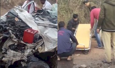चूरू में पीएम नरेंद्र मोदी की रैली से पहले हादसा, पुलिसकर्मियों का वाहन ट्रक में घुसा, 6 की मौत, 1 गंभीर