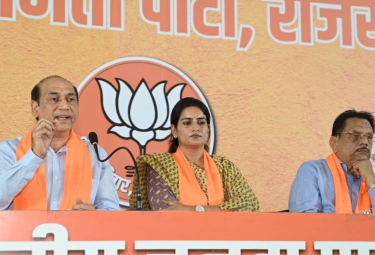 कहा- गहलोत सरकार के 5 साल देखे जनता ने, झूठे वादे किए जो आज तक पूरे नहीं हो पाए
