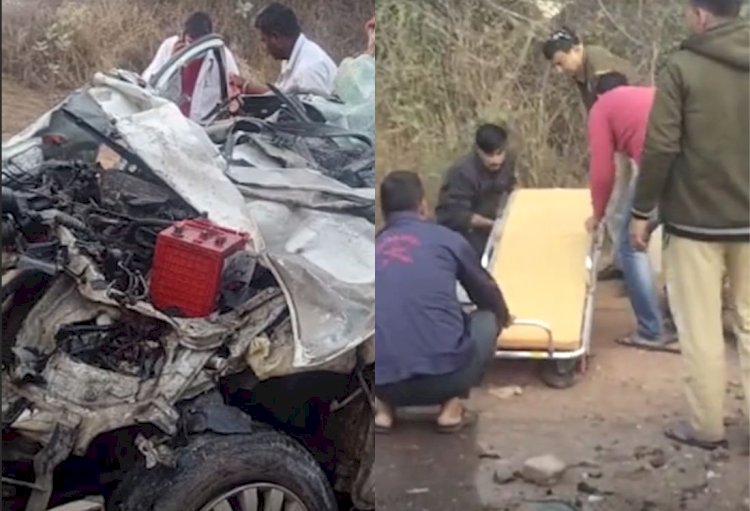 चूरू में पीएम नरेंद्र मोदी की रैली से पहले हादसा, पुलिसकर्मियों का वाहन ट्रक में घुसा, 6 की मौत, 1 गंभीर