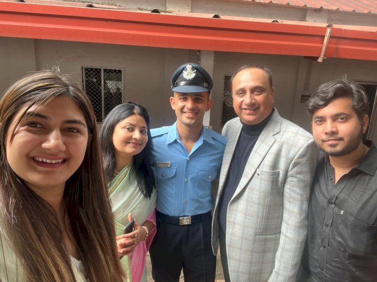 जालोर जिले के धनानी गांव के जयव्रत सिंह चम्पावत बने फ्लाइंग आफिसर