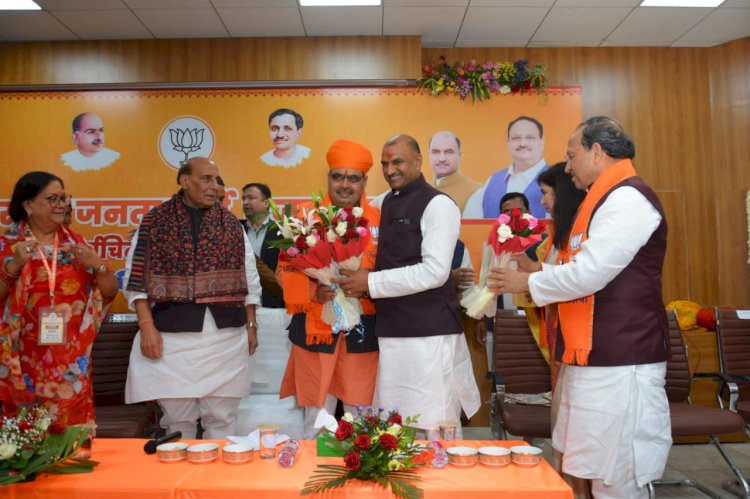 भजनलाल शर्मा नए सीएम बने, प्रेमचंद बैरवा और दिया कुमारी उप मुख्यमंत्री