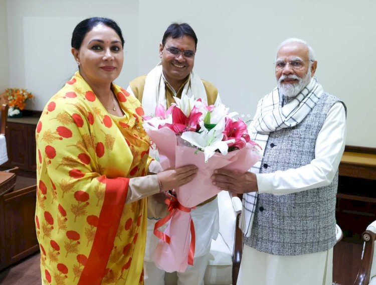 मुख्यमंत्री भजन लाल शर्मा की प्रधानमंत्री नरेन्द्र मोदी और केन्द्रीय गृह मंत्री श्री अमित शाह से शिष्टाचार भेंट