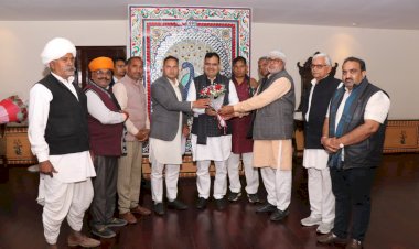 पूर्वी राजस्थान के किसानों में खुशी की लहर, भारतीय किसान संघ के प्रतिनिधिमंडल ने विधानसभा में मुख्यमंत्री भजनलाल शर्मा का किया अभिनंदन