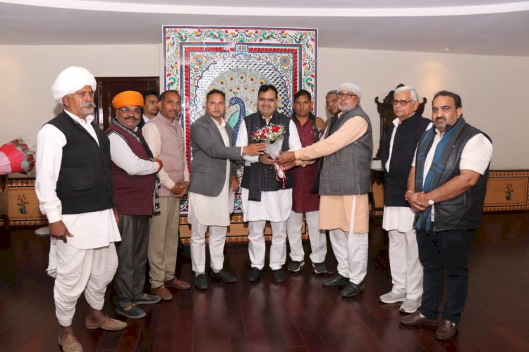 पूर्वी राजस्थान के किसानों में खुशी की लहर, भारतीय किसान संघ के प्रतिनिधिमंडल ने विधानसभा में मुख्यमंत्री भजनलाल शर्मा का किया अभिनंदन