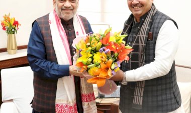 गृह एवं सहकारिता मंत्री अमित शाह लोकसभा अध्यक्ष ओम बिड़ला, केन्द्रीय उद्योग एवं वाणिज्य मंत्री पीयूष गोयल एवं रेल मंत्री अश्विनी वैष्णव से मिले भजन लाल शर्मा