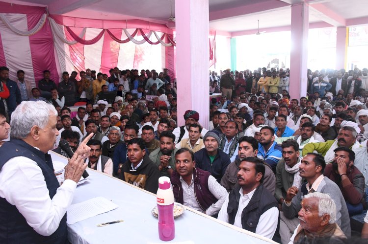 मंत्री डॉ. किरोड़ी लाल मीना के द्वारा सवाईमाधोपुर जिले में  जनसुनवाई