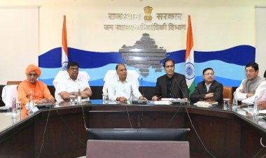 कन्हैया लाल चौधरी ने ली संभाग स्तरीय अधिकारी की समीक्षा बैठक - जल जीवन मिशन के तहत गुणवत्तापूर्ण कार्याें को दिया जाए अंजाम