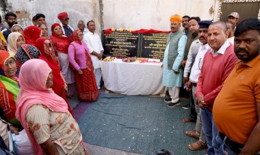 विधानसभा अध्यक्ष ने किया नाला निर्माण का शुभारम्भ, हजारों लोगों को मिलेगी राहत— सवा करोड़ की लागत से वार्ड 62 व 63 में विकास कार्यो का शुभारम्भ