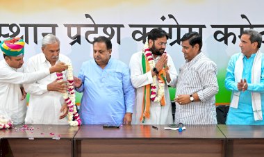 अजमेर से निर्दलीय  प्रत्याशी  वाजिद खान चीता तथा पुष्कर विधानसभा क्षेत्र में निर्दलीय पूर्व विधायक गोपाल बहोती पार्टी में वापसी
