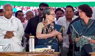 जयपुर में भाजपा पर कांग्रेस के नेता सोनिया, खड़गे और प्रियंका गाँधी आक्रोश में बरसे