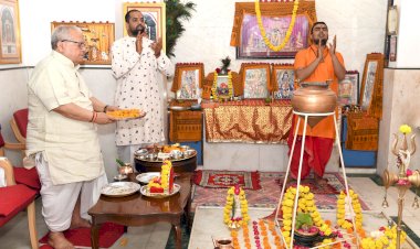 राज्यपाल मिश्र ने नव संवत्सर पर पूजा-अर्चना कर सभी के मंगल की कामना