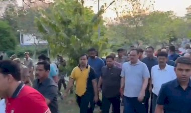 मुख्यमंत्री ने सेंट्रल पार्क में मॉर्निंग वॉक पर आमजन से मिल समस्या छोटी-बड़ी चुनी