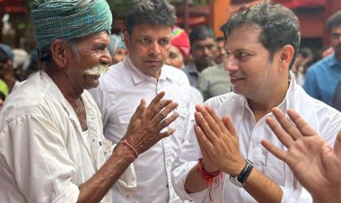सांचौर विधानसभा क्षेत्र में जनसंपर्क किया, वैभव 16 अप्रैल को सांचौर के गांवों में जनसंपर्क करेंगे